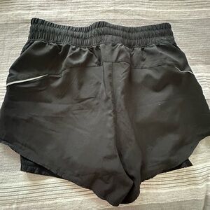 Fabletics Jet Black Women's Athletic Shorts